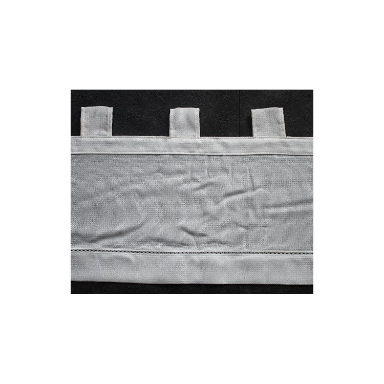 Valletje met lussen nr.300 offwhite 28cm | Lussenvalletjes