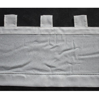 Valletje met lussen nr.300 offwhite 28cm | Lussenvalletjes