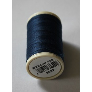 Kleur 8097 naaigaren | Coats Duet klosje garen blauw