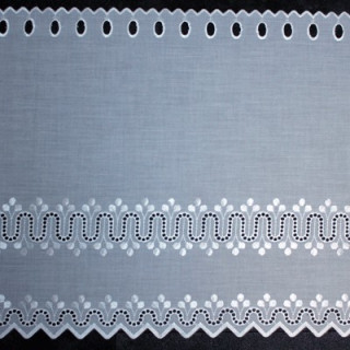 Valletje nr. 139 hoogte 34cm creme | Vitrage valletjes