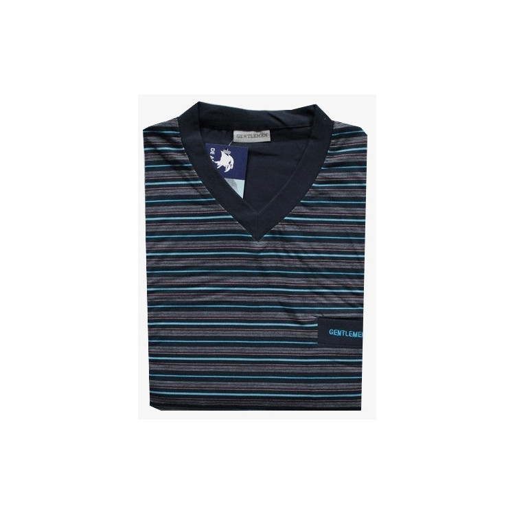 Tricot herenpyjama v-hals Gentlemen maat XL (nr. 17)