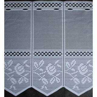 Valletje nr.381 wit 46cm hoog | Valletjes gordijnen