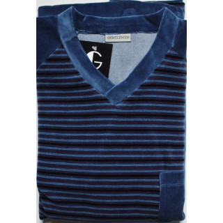 Veours herenpyjama maat L Gentlemen nr.17