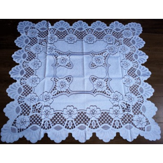 Kanten kleedje wit 108cm x 108 cm nr.7