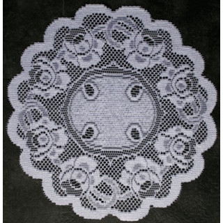 Kanten kleedje wit diameter 30 cm nr.11