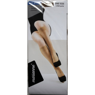 Kniekousen dames Marianne Perle 20 den anti press