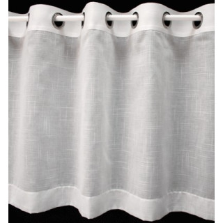 Valletje met ringen offwhite met hoogte 48cm