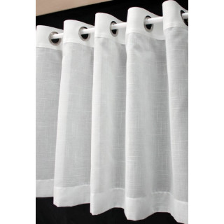 Valletje met ringen offwhite met hoogte 48cm