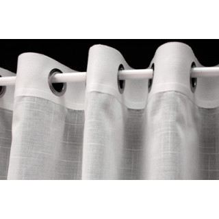 Valletje met ringen offwhite met hoogte 48cm