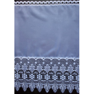 Valletje nr.701 wit met kant hoogte 65 cm | Valletjes gordijnen