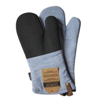 Ovenwanten blauw | Tiseco