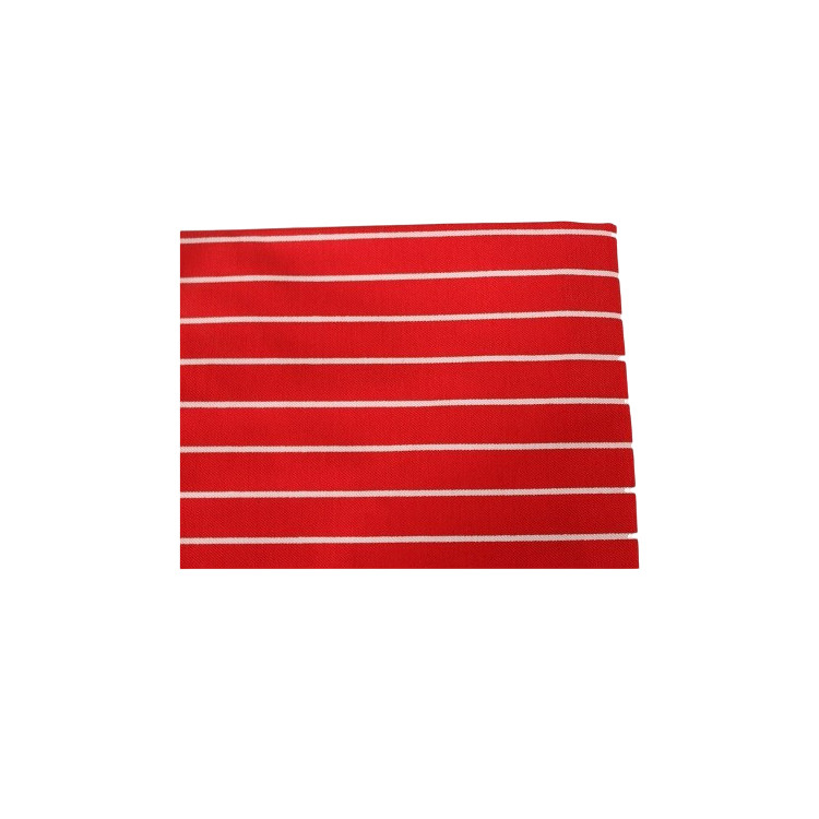 Halterschortje rood met streepjes
