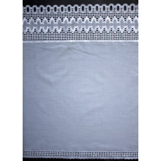 Valletje wit hoogte 57cm | Valletjes gordijnen