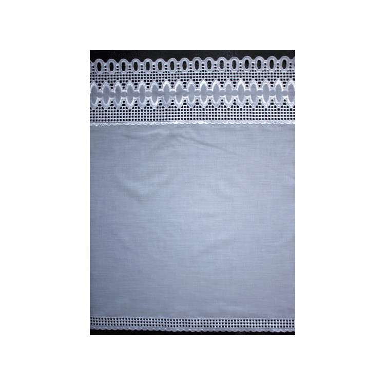 Valletje wit hoogte 57cm | Valletjes gordijnen