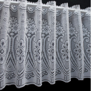 Valletje nr. 140 wit 28cm hoog | Korte vitrage