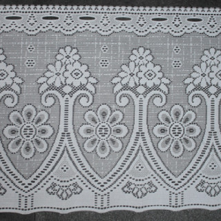 Valletje nr. 140 wit 28cm hoog | Korte vitrage