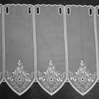 Valletje nr.56 wit 30cm hoog | Vitrage valletjes