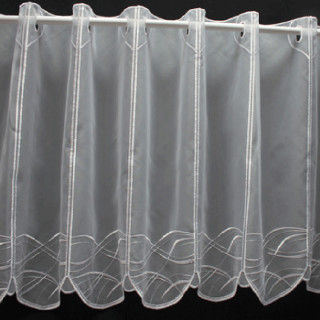 Valletje nr. 37 hoogte 46cm wit | Vitrage valletjes