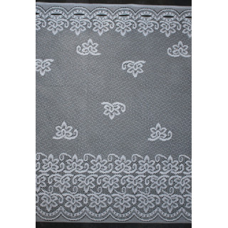 Valletje nr.180 wit hoogte 60cm | Vitrage valletjes