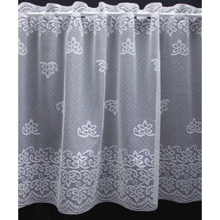 Valletje nr.180 wit hoogte 60cm | Vitrage valletjes