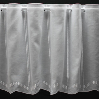 Valletje nr.185 wit hoogte 48cm| Valletjes gordijnen