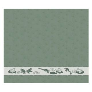 DDDDD Froggy green keukenset met kikkers | Theedoek handdoek set
