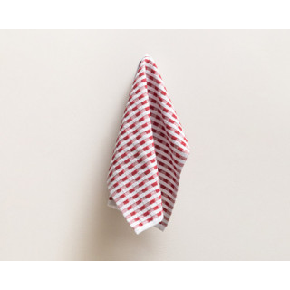 Clarysse rood geblokt keukenset | Keukendoek, theedoek en vaatdoek