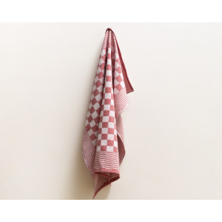 Clarysse rood geblokt keukenset | Keukendoek, theedoek en vaatdoek