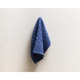 Clarysse blauw geblokt keukenset | Keukendoek, theedoek en vaatdoek