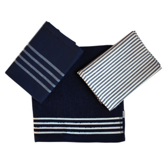 Walra keukenset blauw | 2 theedoeken en 1 keukendoek