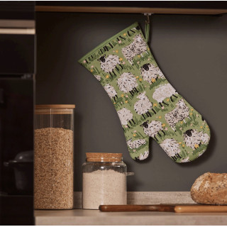 Ovenwant met schapen | Ulster Weavers Woolly sheep