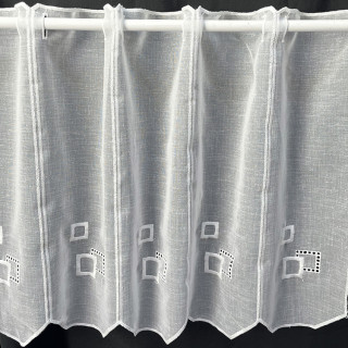 Valletje nr.14 wit 45cm hoog | Valletjes gordijn