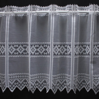 Valletje nr. 216 wit met hoogte 46 cm | Valletjes gordijnen