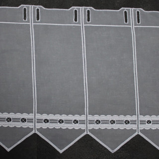 Valletje nr. 215 wit 30cm hoog | Vitrage valletjes