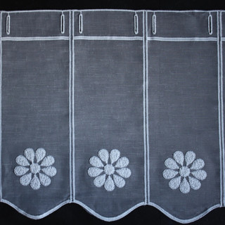 Valletje nr.261 hoogte 30cm offwhite | Vitrage valletjes