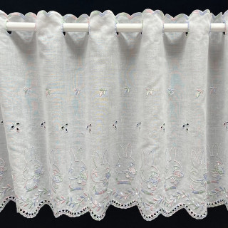 Valletje nr. 277 hoogte 32cm wit | Vitrage valletjes