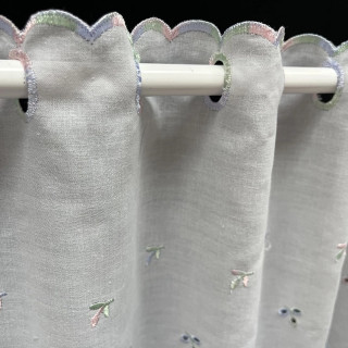 Valletje nr. 277 hoogte 32cm wit | Vitrage valletjes