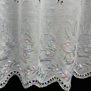 Valletje nr. 277 hoogte 32cm wit | Vitrage valletjes