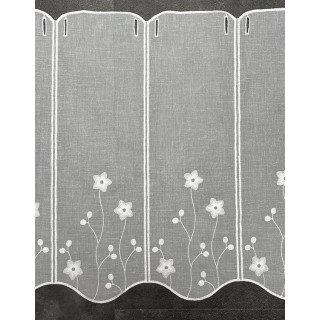 Valletje nr.537 hoogte 50cm wit | Valletjes gordijnen