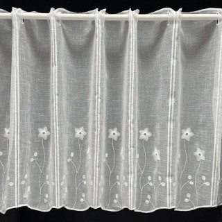 Valletje nr. 537 hoogte 50cm wit | Valletjes gordijnen