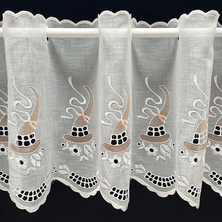 Valletje nr.303 wit 27cm hoog met heksenhoed