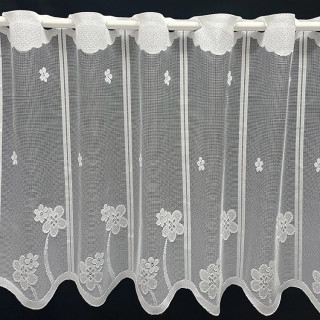 Valletje nr. 156 wit hoogte 46cm | Valletjes gordijnen