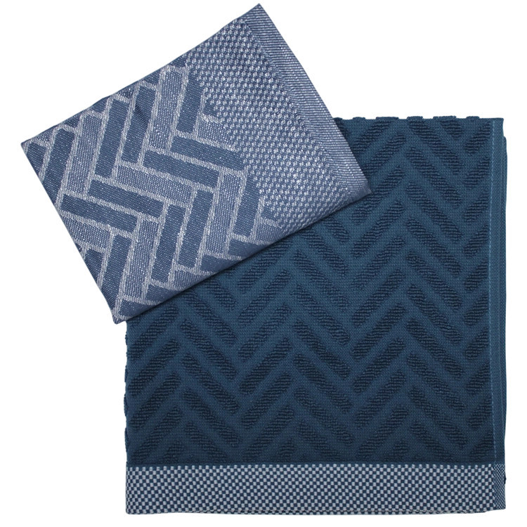 Kracht keukenset blauw | Theedoek en keukendoek