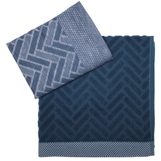 Kracht keukenset blauw | Theedoek en keukendoek