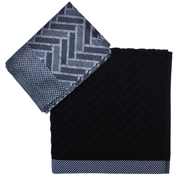 Kracht keukenset zwart | Theedoek en keukendoek