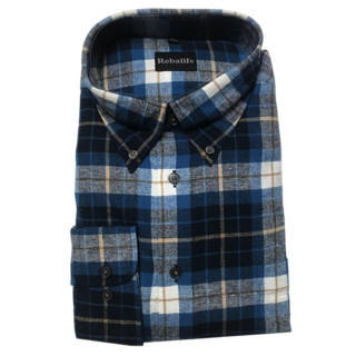 Flanellen overhemd maat XXL nr. 9 | Heren overhemden Rebalife