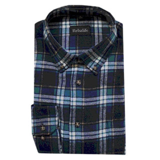 Flanellen overhemd maat XXL nr. 5 | Heren overhemden Rebalife