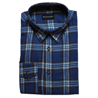 Flanellen overhemd maat 4XL nr.10 | grote maat heren overhemden