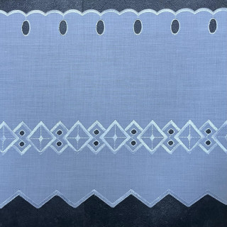 1,75 m valletje nr.276 met hoogte 27cm / valletjes gordijnen