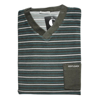 Badstof herenpyjama Gentlemen V-hals maat M nr. 7